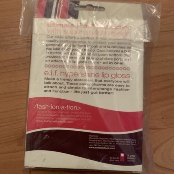 Fashionation Faux Leather Trendy Protective Case for ipod Nano 2nd Gen Pink - Picture 7 of 9